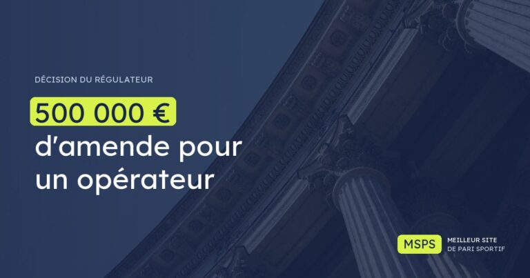 Illustration de couverture : 500 000 € d'amende pour un opérateur